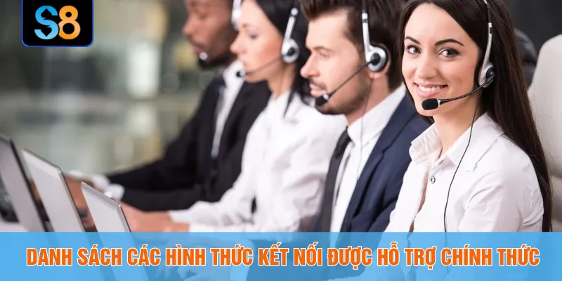 Danh sách các hình thức kết nối được hỗ trợ chính thức