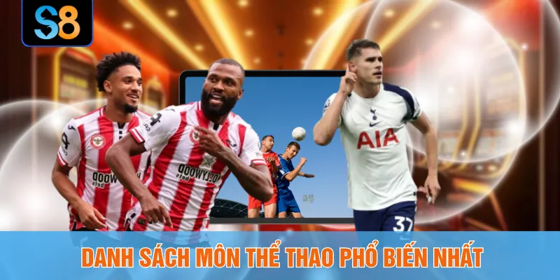 Danh sách môn thể thao phổ biến nhất