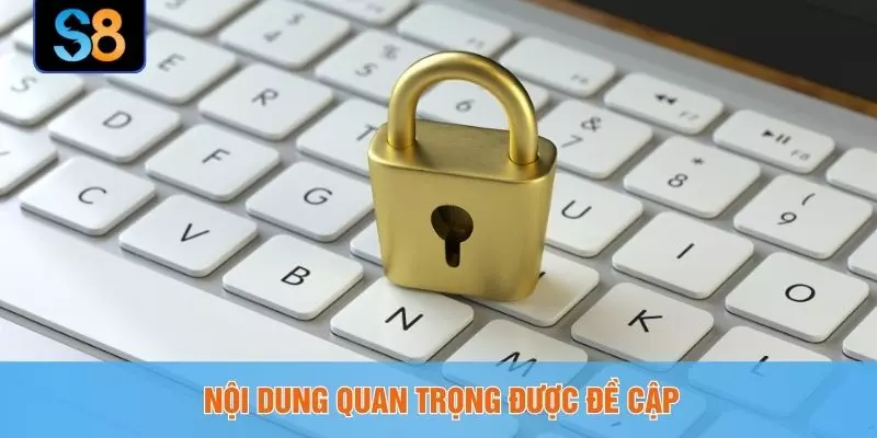 Nội dung quan trọng được đề cập